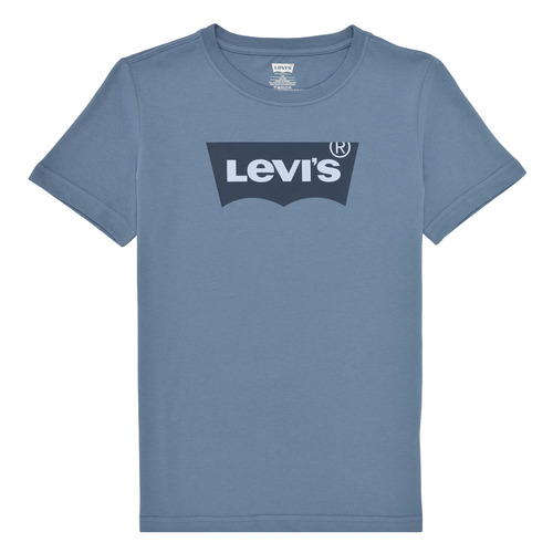 textil Niño Camisetas manga corta Levi's BATWING TEE Azul