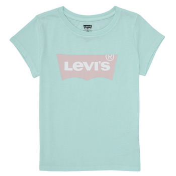 Levi's BATWING TEE Azul / Pastel / Rosa / Pastel