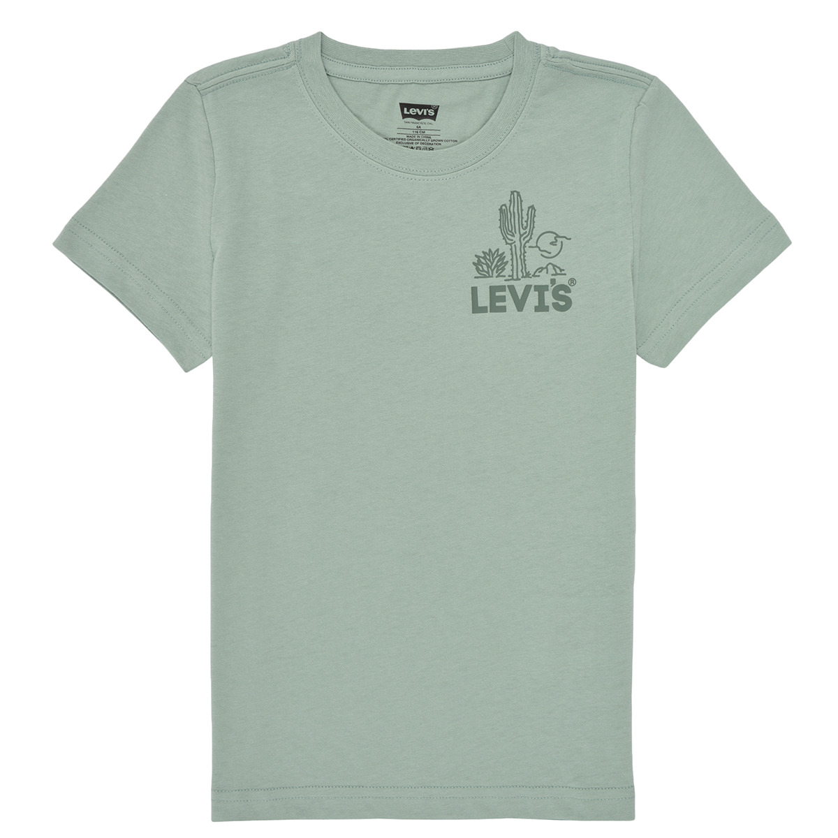 textil Niño Camisetas manga corta Levi's CACTI CLUB TEE Azul