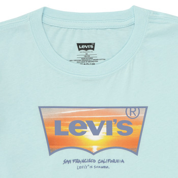 Levi's SUNSET BATWING TEE Azul / Naranja