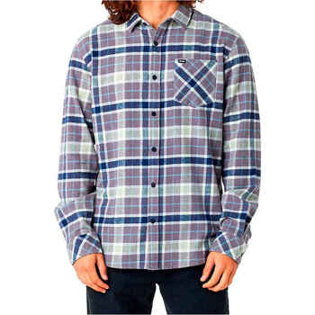 textil Hombre Camisas manga larga Rip Curl CHECKED IN FLANNEL Gris