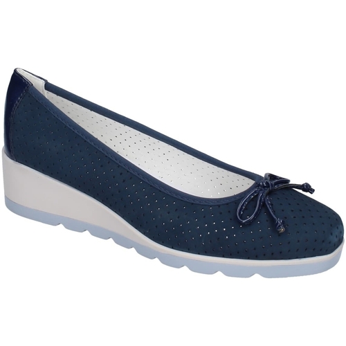 Zapatos Mujer Bailarinas-manoletinas Io Donna EZ42 Azul