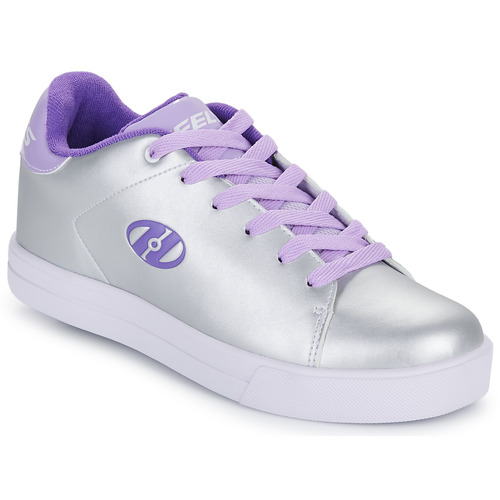 Zapatos Niña Zapatos con ruedas Heelys ROYALE EM PU Plata / Violeta