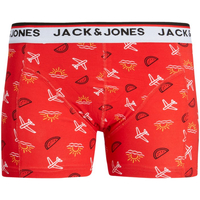 Ropa interior Hombre Boxer Jack & Jones 12214581 JACWESTON NEON TRUNK SN FIERY RED Rojo