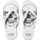 Zapatos Hombre Chanclas Jack & Jones 12230627 JFWAUTHENTIC SKULL FLIP FLOP BRIGHT WHITE Blanco