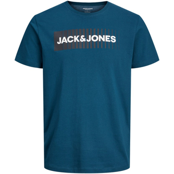 textil Niño Camisetas manga corta Jack & Jones 12237411 JJECORP LOGO TEE PLAY SS O-NECK NOOS JNR SAILOR BLUE Azul