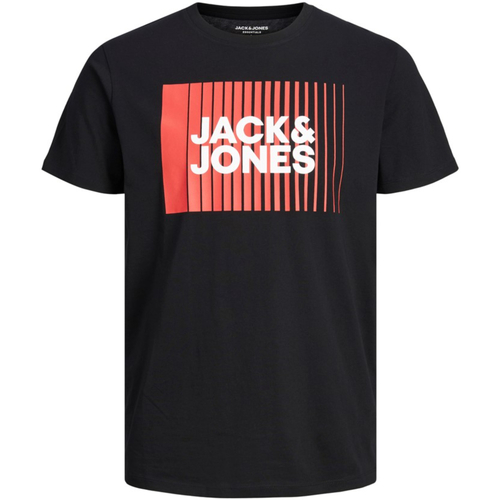 textil Niño Camisetas manga corta Jack & Jones 12237411 JJECORP LOGO TEE PLAY SS O-NECK NOOS JNR BLACK Negro