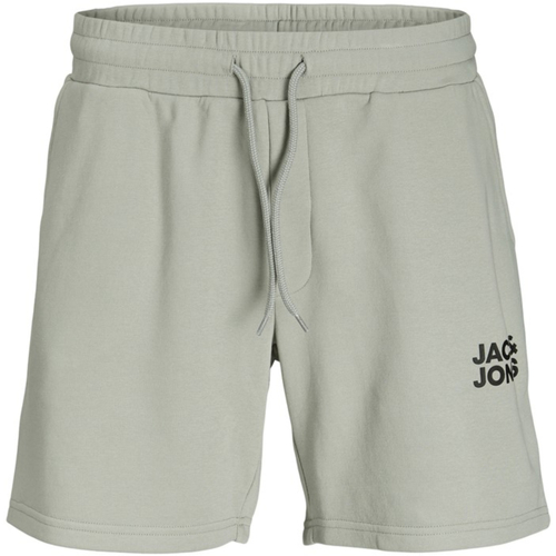 textil Hombre Shorts / Bermudas Jack & Jones 12228920 JPSTNEWSOFT SWEAT SHORTS BEX SN WROUGHT IRON Gris