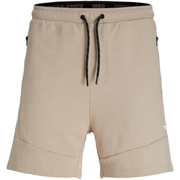 textil Hombre Shorts / Bermudas Jack & Jones 12186750 JPSTGORDON JJAIR SWEAT SHORTS BEX SN OXFORD TAN Beige