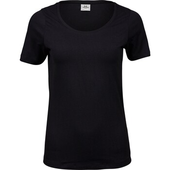 textil Mujer Camisetas manga larga Tee Jays TJ450 Negro