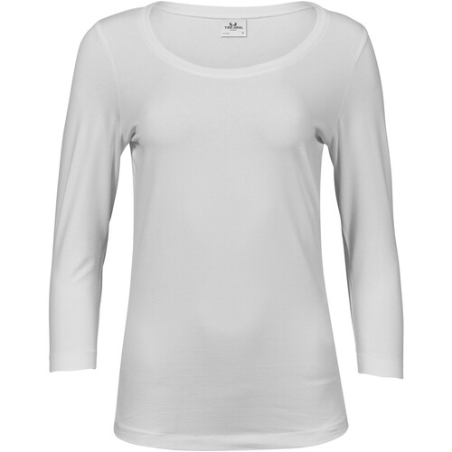 textil Mujer Camisetas manga larga Tee Jays TJ460 Blanco