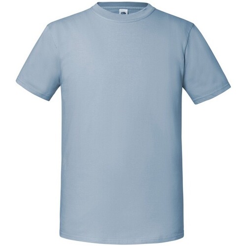 textil Hombre Camisetas manga larga Fruit Of The Loom Iconic Premium Azul