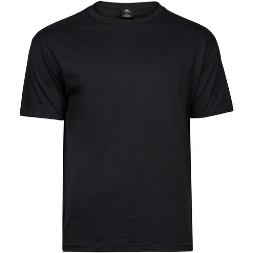 textil Hombre Camisetas manga larga Tee Jays TJ8005 Negro