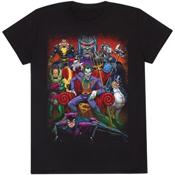 textil Camisetas manga larga The Joker Villains Negro