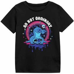 textil Niños Camisetas manga corta Lilo & Stitch So Not Ordinary Negro