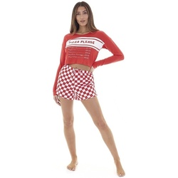 textil Mujer Pijama Brave Soul 1742 Rojo