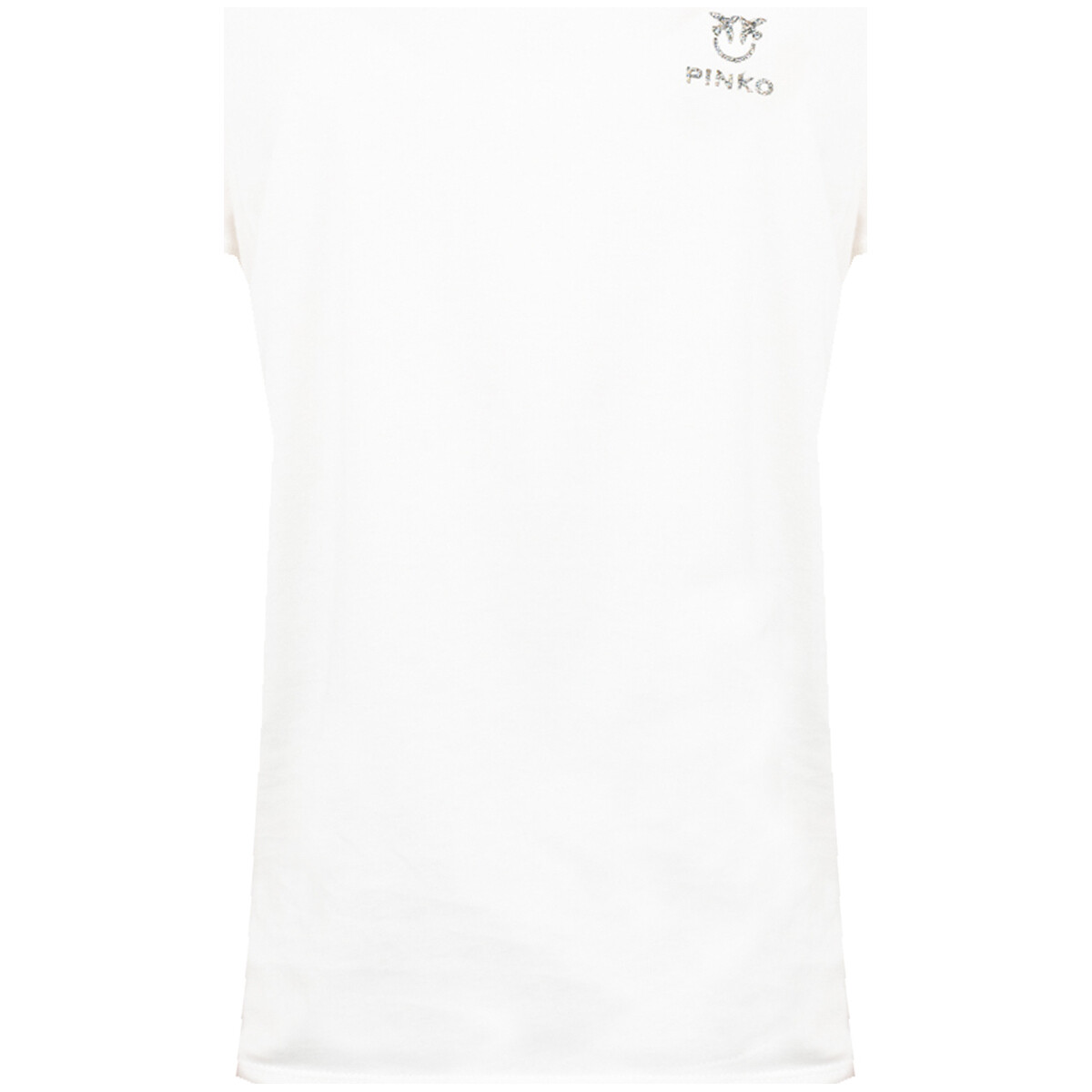 textil Mujer Camisetas manga corta Pinko 1V108F Y5Y5 I Telefo Blanco