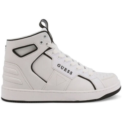 Zapatos Mujer Deportivas Moda Guess - basqet-fl7bsq-lea12 Blanco