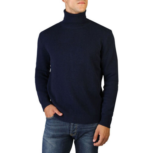 textil Hombre Jerséis 100% Cashmere Jersey roll neck Azul