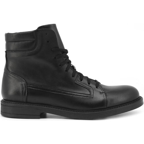 Zapatos Hombre Botas Duca Di Morrone Riccardo-Crust Nero Negro
