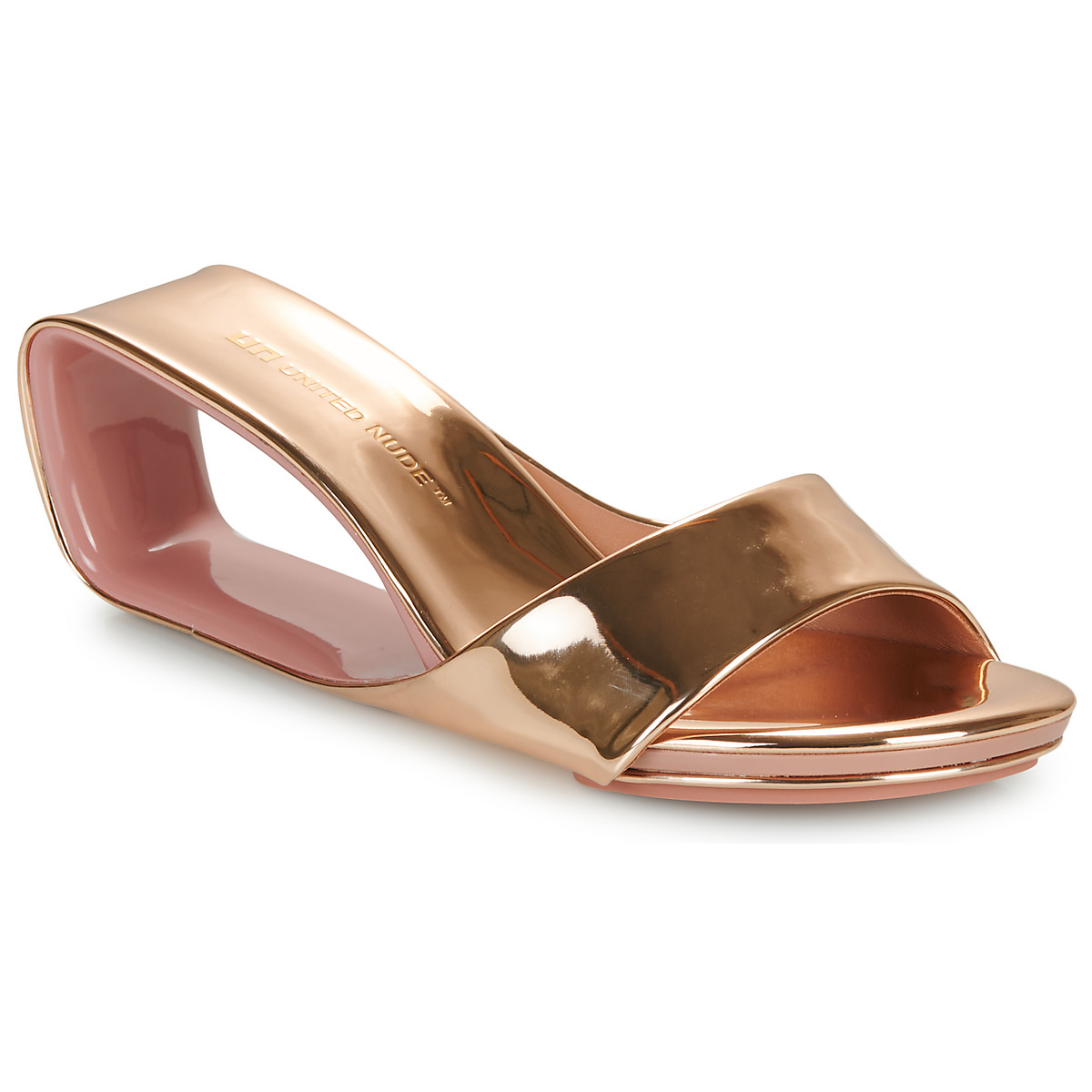 Zapatos Mujer Zuecos (Mules) United nude MOBIUS MID Rosa