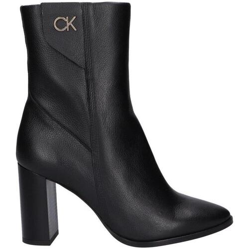 Zapatos Mujer Botas Calvin Klein Jeans HW0HW01750 CUP HEEL ANKLE BOOT Negro
