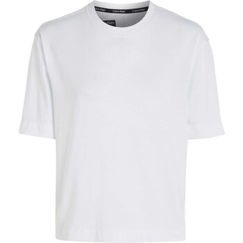 textil Mujer Tops y Camisetas Calvin Klein Jeans Pw - Ss T-Shirt (Rel Blanco