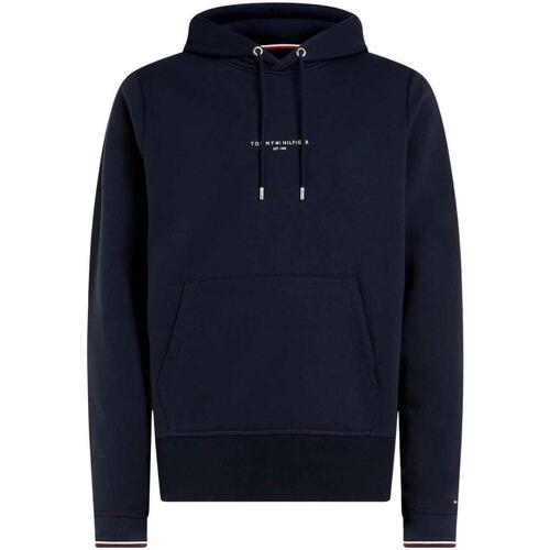 textil Hombre Sudaderas Tommy Hilfiger TOMMY LOGO TIPPED HOODY Azul