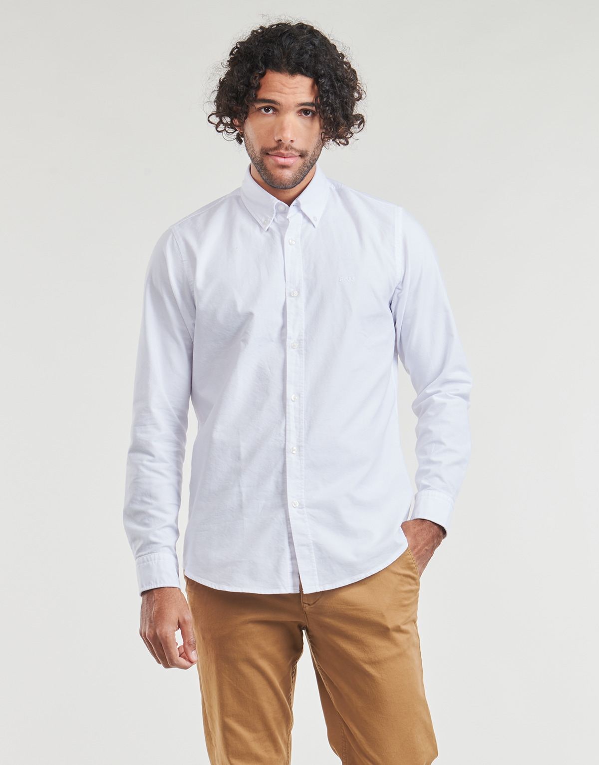 textil Hombre Camisas manga larga BOSS Rickert Blanco