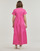 textil Mujer Vestidos largos BOSS C_Enesi_1 Rosa