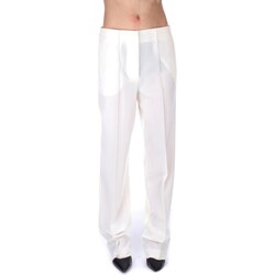 textil Mujer Pantalones con 5 bolsillos Semicouture Y3WI11 Blanco