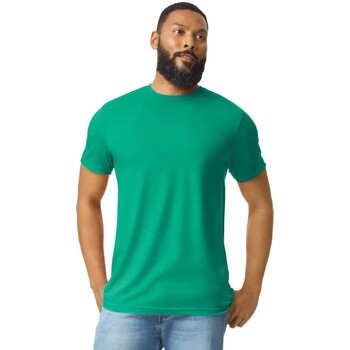 textil Camisetas manga larga Gildan 67000 Verde