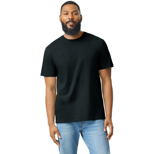 textil Camisetas manga larga Gildan 67000 Negro