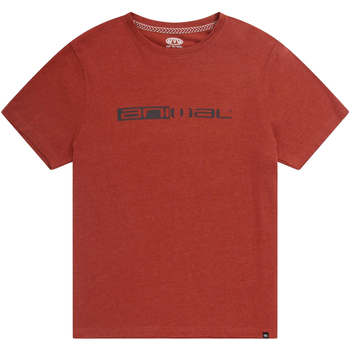 textil Hombre Camisetas manga larga Animal  Rojo