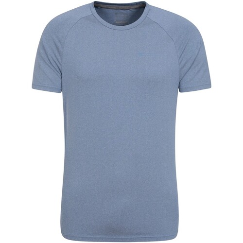 textil Hombre Camisetas manga larga Mountain Warehouse Agra Azul