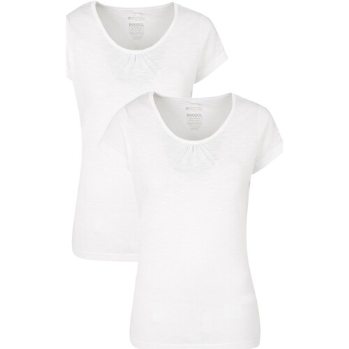 textil Mujer Camisetas manga larga Mountain Warehouse Agra Blanco