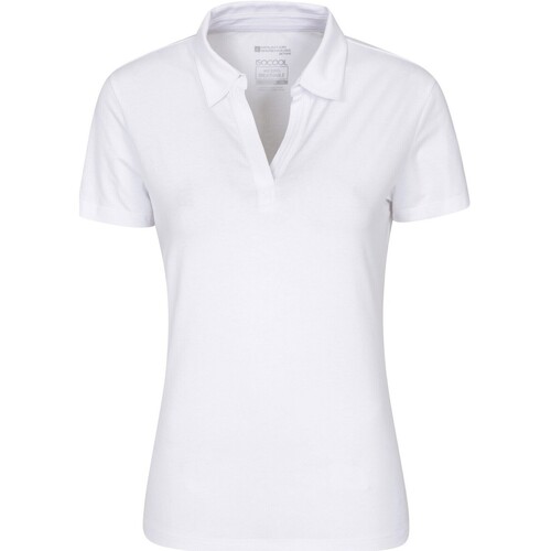 textil Mujer Tops y Camisetas Mountain Warehouse MW501 Blanco