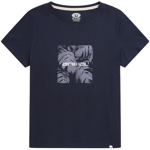 textil Mujer Camisetas manga larga Animal MW558 Azul