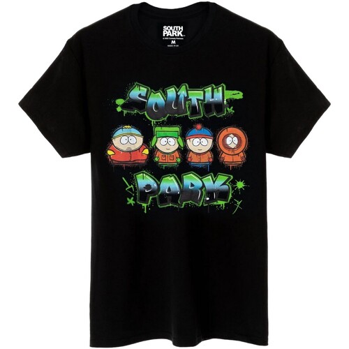 textil Hombre Camisetas manga larga South Park NS7193 Negro