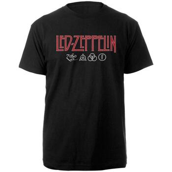 textil Camisetas manga larga Led Zeppelin PH1391 Negro