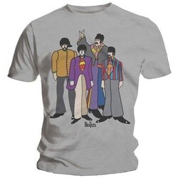 textil Camisetas manga larga The Beatles Yellow Submarine Gris