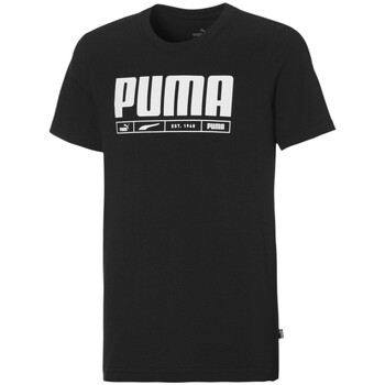 textil Niño Tops y Camisetas Puma  Negro