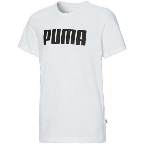 textil Niño Tops y Camisetas Puma  Blanco