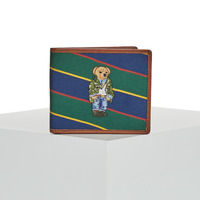 Bolsos Hombre Cartera Polo Ralph Lauren BILLFOLD-WALLET-MEDIUM Multicolor