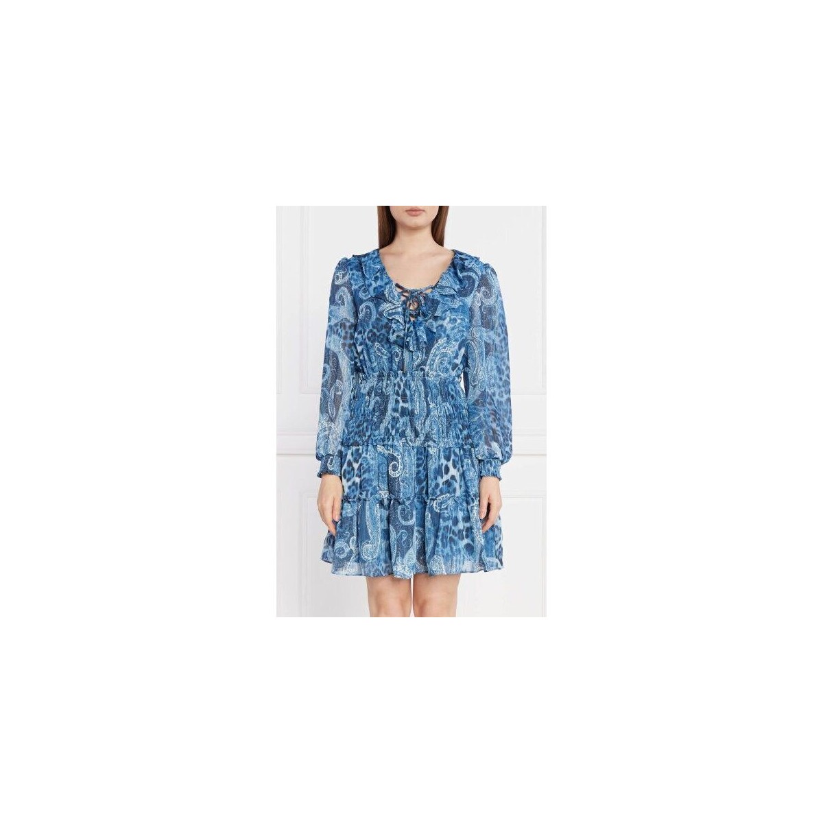 textil Mujer Vestidos Guess W3YK50 WFJJ2-P7JA Azul