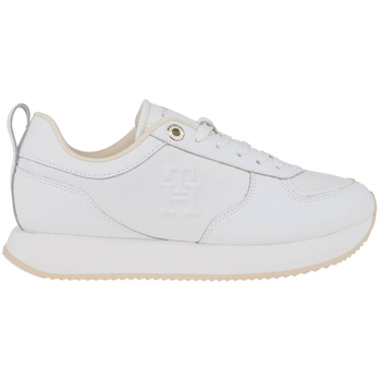 Zapatos Mujer Deportivas Moda Tommy Hilfiger Casual Leather Runner Blanco