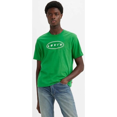 textil Hombre Camisetas manga corta Levi's 16143 1059 SS RELAXED FIT TEE Verde