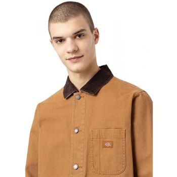Dickies Chaqueta Chore Hombre Stone Washed Brown Beige