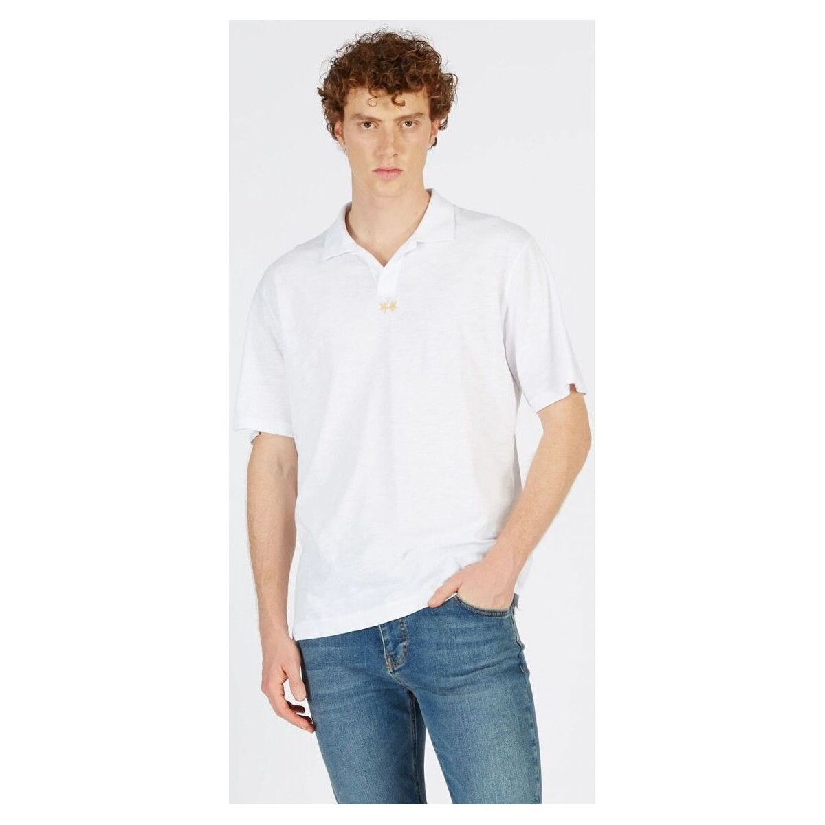 textil Hombre Tops y Camisetas La Martina CCMP05 JS259-00001 Blanco