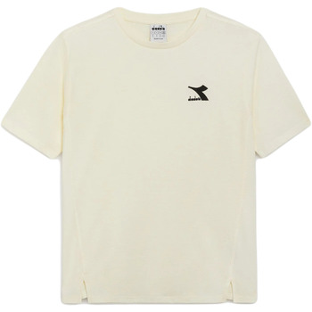 textil Mujer Camisetas sin mangas Diadora L.T-SHIRT SS SLIT Blanco